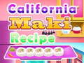 Spiel California Maki Recipe