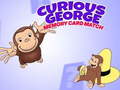Spiel Curious George Memory Card Match