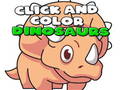 Spiel Click And Color Dinosaurs