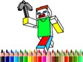 Spiel Back to School: Minecraft Coloring