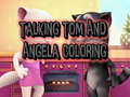 Spiel Talking Tom and Angela Coloring