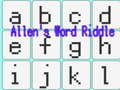 Spiel Allen's Word Riddle