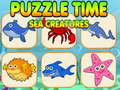 Spiel Puzzle Time Sea Creatures