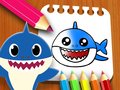Spiel Baby Shark Coloring Book