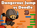 Spiel Dangerous Jump vs Doodle Jump