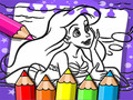 Spiel Ariel The Mermaid Coloring Book