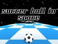 Spiel Soccer Ball in Space
