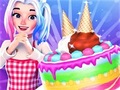 Spiel Cute Doll Cooking Cakes