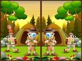 Spiel Spot 5 Differences Camping