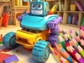 Spiel Coloring Book: Transforming Car Robot