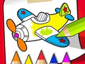 Spiel Coloring Book: Cute Plane