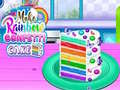 Spiel Make Rainbow Confetti Cake