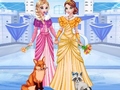Spiel Elsa & Anna's Icy Dress Up