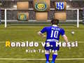 Spiel Messi vs Ronaldo Kick Tac Toe