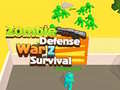 Spiel Zombie defense War Z Survival 