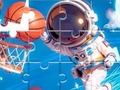 Spiel Jigsaw Puzzle: Space Basketball