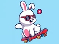 Spiel Coloring Book: Rabbit Skateboard
