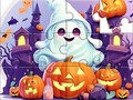 Spiel Jigsaw Puzzle: Halloween Cute Ghost