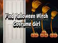 Spiel Find Halloween Witch Costume Girl