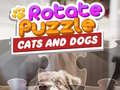 Spiel Rotate Puzzle - Cats and Dogs