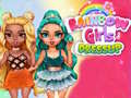 Spiel Rainbow Girls Dress Up Challenge