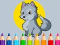 Spiel Coloring Book: Wolf