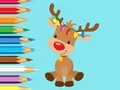 Spiel Coloring Book: Cute Christmas Reindeer