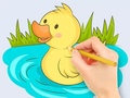 Spiel Coloring Book: Baby Duck Swim