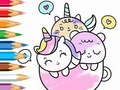 Spiel Coloring Book: A Cup Of Unicorn
