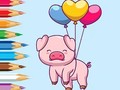 Spiel Coloring Book: Balloon Pig