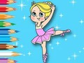 Spiel Coloring Book: Ballet Girl