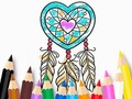 Spiel Coloring Book: Heart Dreamcatcher