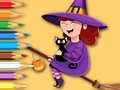 Spiel Coloring Book: Trainee Witch