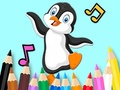 Spiel Coloring Book: Dancing Penguin