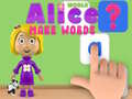 Spiel World of Alice Make Words