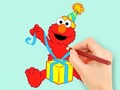 Spiel Coloring Book: Elmo Gift