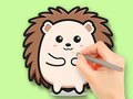 Spiel Coloring Book: Cute Hedgehog