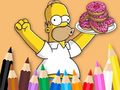 Spiel Coloring Book: Simpson Doughnut
