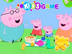 Spiel Jigsaw Puzzle: Peppa Pig Family Picnic