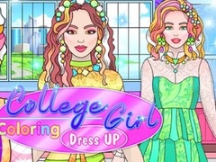 Spiel College Girl Coloring Dress Up
