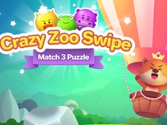 Spiel Crazy Zoo Swipe Match 3 Puzzle