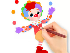 Spiel Coloring Book: Funny Clown