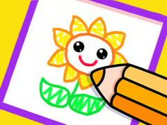 Spiel Toddler Drawing: Beautiful Flower