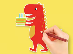 Spiel Coloring Book: Dinosaur Birthday