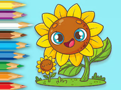 Spiel Coloring Book: Sunflowers