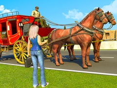 Spiel Horse Cart Transport Taxi Game