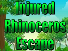 Spiel Injured Rhinoceros Escape