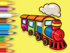 Spiel Coloring Book: Running Train