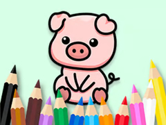 Spiel Coloring Book: Cute Pig 2