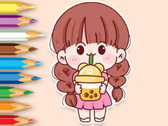 Spiel Coloring Book: Lovely Girl